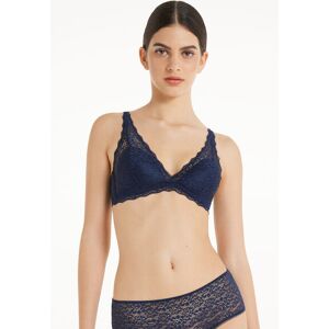 Tezenis Reggiseno Triangolo in Pizzo Riciclato Havana Donna Blu Tamaño 2C