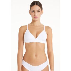 Tezenis Reggiseno Triangolo Lisbon Microfibra Riciclata Donna Bianco Tamaño 4B