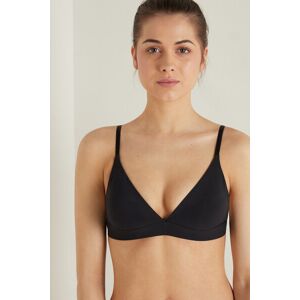 Tezenis Reggiseno Triangolo Lisbon Microfibra Riciclata Donna Nero Tamaño 4B