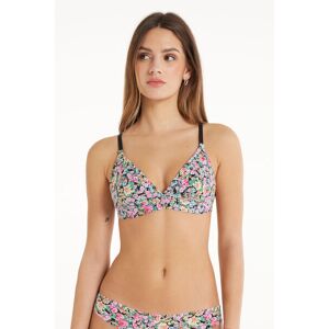 Tezenis Reggiseno Triangolo Lisbon Microfibra Stampata Donna Multicolore Tamaño 4B