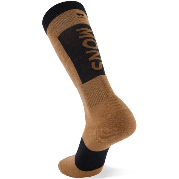 mons royale atlas merino snow sock toffee s