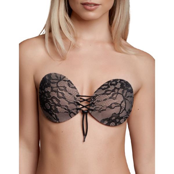 bye bra - bras bye-bra - reggiseno adesivo intrecciato e ricamato coppa a