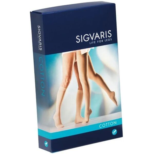 sigvaris 701 ag monocollant compressivo sinistro punta aperta colore crispa taglia m lungo plus