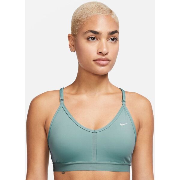 nike reggiseno indy verde acqua donne cz4456-309 l