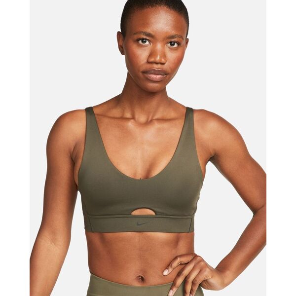 nike reggiseno indy verde donne dv9837-325 s