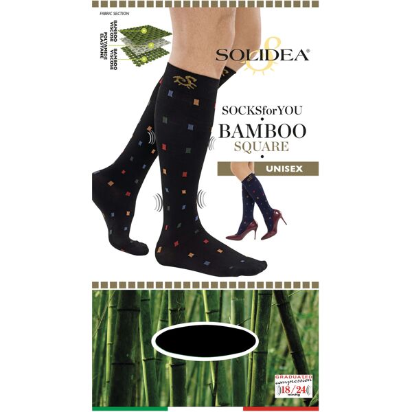 solidea socks for you bamboo square blu navy s