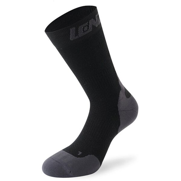 lenz 7.0 mid merino compression calzini nero 35 36 37 38