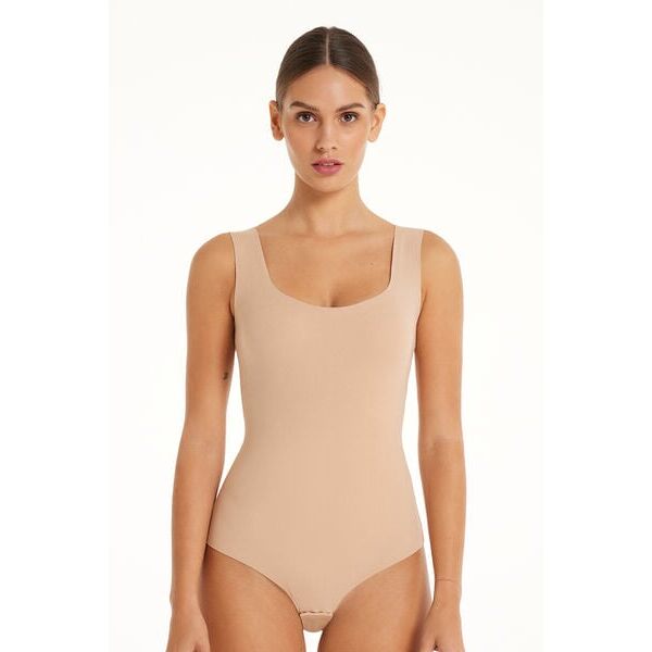 tezenis body in cotone taglio vivo donna naturale tamaño xl