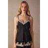 Intimissimi Top Spallina Sottile Seta Pretty Flowers Donna Multicolore Taglia L