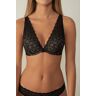 Intimissimi Reggiseno a Balconcino Giorgia in Pizzo Donna Nero Taglia 3B