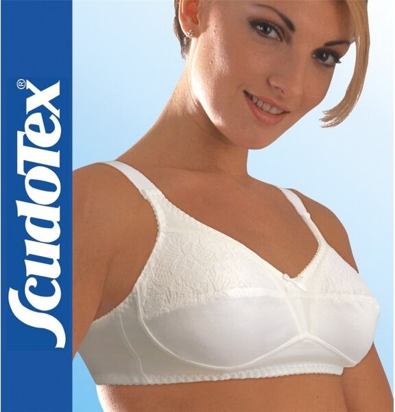 Scudotex Reggiseno Mastectomia Cotton Secret -  - Bianco - Coppa B-C (Codice 826)