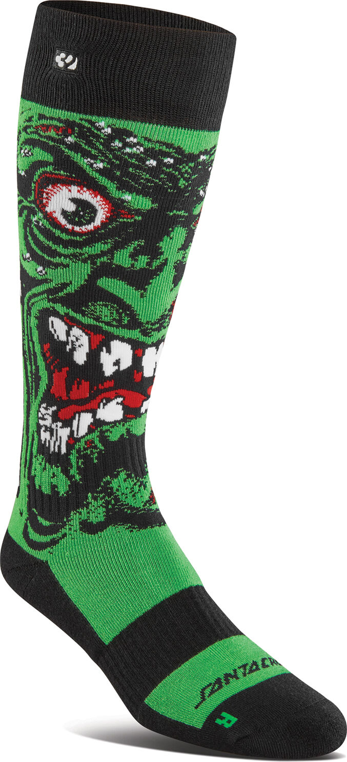 THIRTYTWO SANTA CRUZ SOCK GREEN L-X