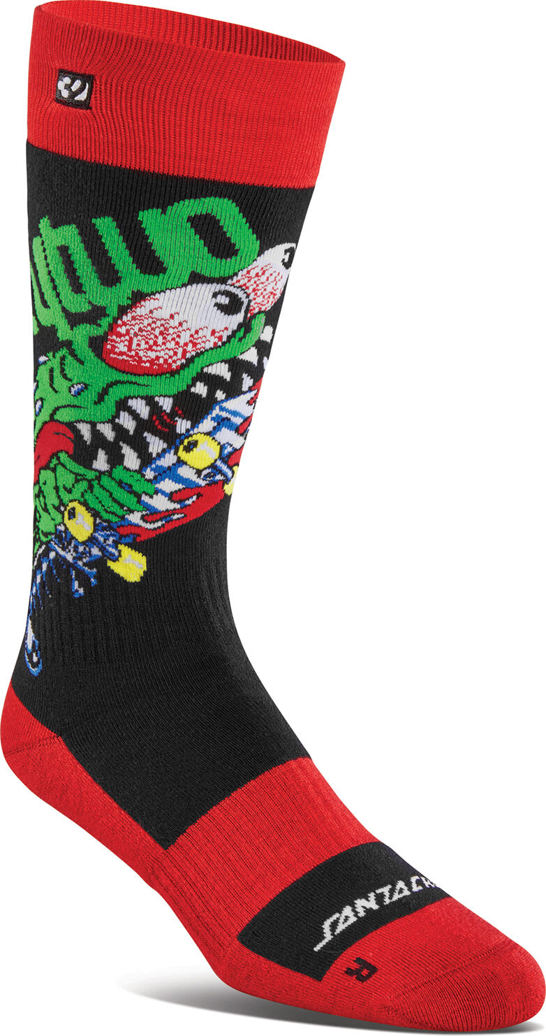 THIRTYTWO SANTA CRUZ SOCK RED BLACK L-X