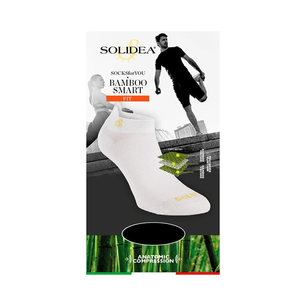 Solidea Socks For You - Smart Fit Calzino in Bamboo Colore Grigio Taglia 4/XL