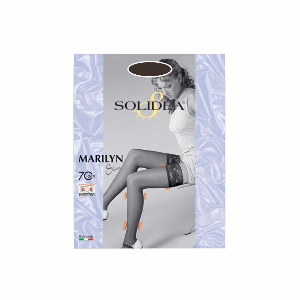 Solidea Marilyn Sheer Autoreggente 70 Den Colore Fumo Taglia 3-ML 1 Paio