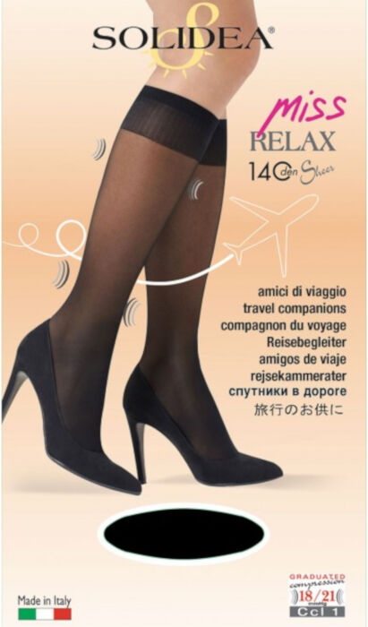 Solidea By Calzificio Pinelli Miss Relax 140 Sheer Blu Navy 2 - M