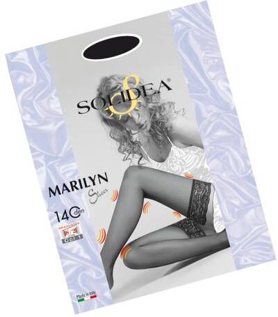 Solidea By Calzificio Pinelli Marilyn 140 Sheer Punta Aperta Nero 3 - Ml