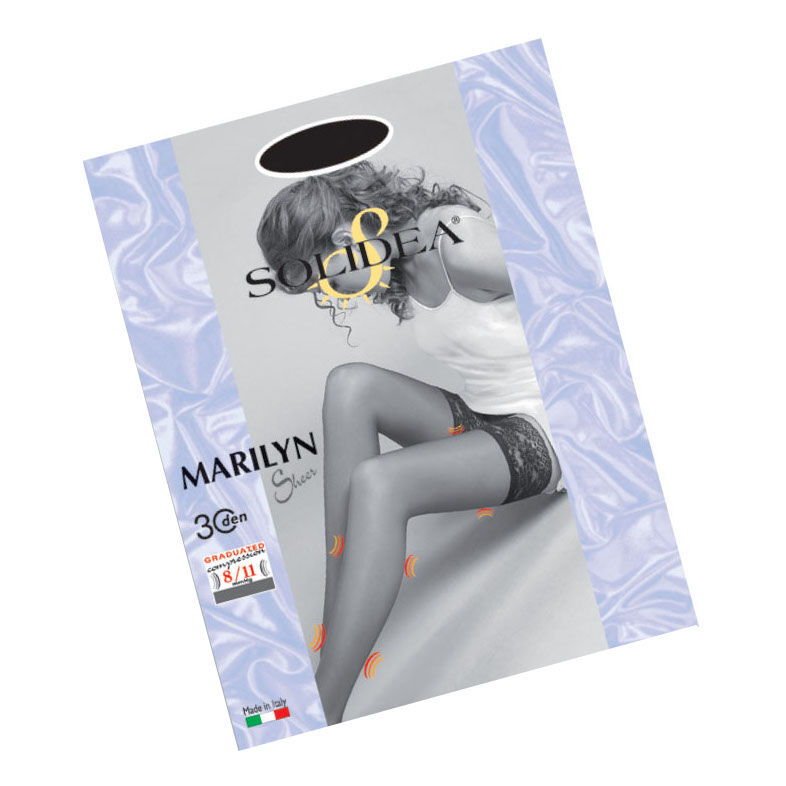 Solidea By Calzificio Pinelli Marilyn  30 Autoreggente Nero 2 - M