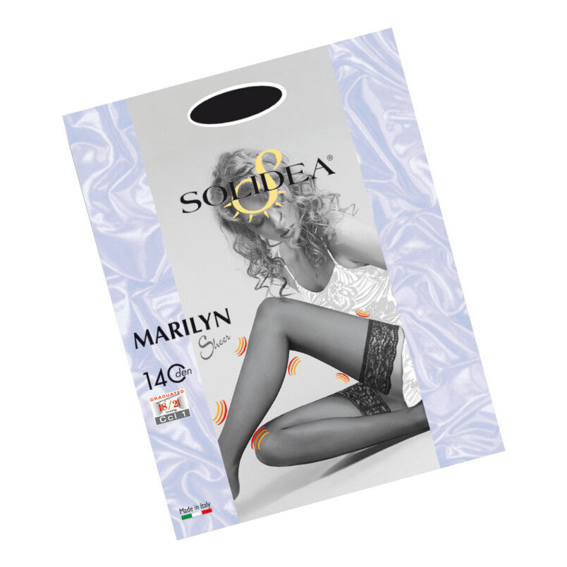 Solidea By Calzificio Pinelli Marilyn 140 Calza Autoreggente Sabbia 1 - S