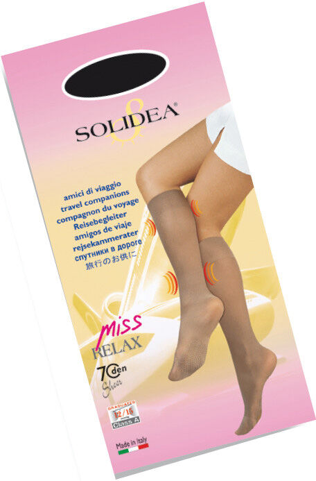 Solidea By Calzificio Pinelli Miss Relax 70 Sheer Nero 3 - L