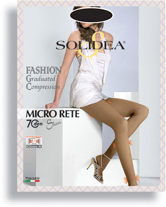 Solidea By Calzificio Pinelli Micro Rete Avorio 2 - M