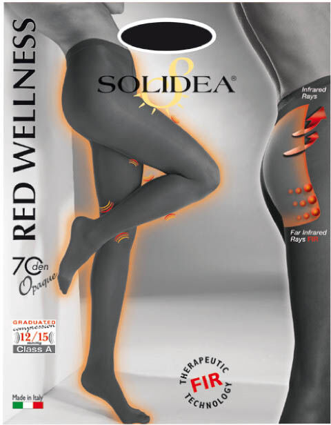 Solidea By Calzificio Pinelli Redwellness 70 Collant Opaque Nero 4 - Xl