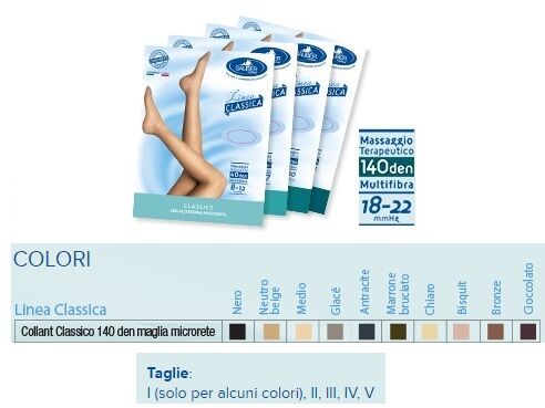 Desa Pharma Srl Sauber Collant 140 Denari Maglia Microrete Antracite 4 Linea Classica