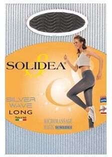 Solidea By Calzificio Pinelli Silver Wave Long Nero Xl