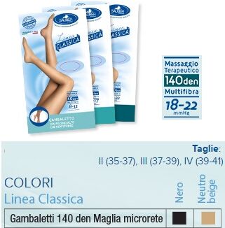 Desa Pharma Srl Sauber Gambaletto 140 Maglia Microrete Neutro Beige 2 Linea Classica