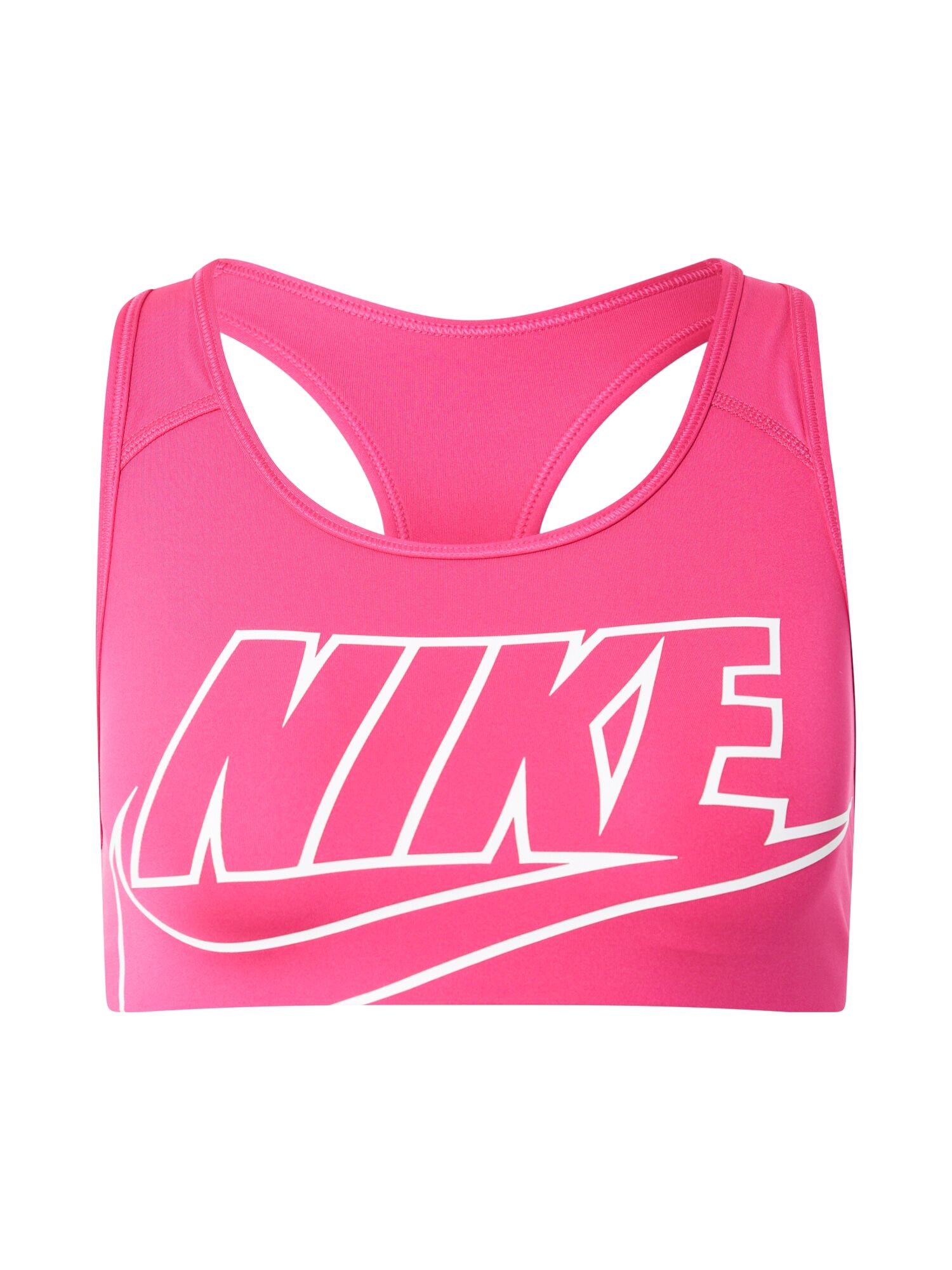 NIKE Reggiseno sportivo 'SWOOSH FUTURA' Rosa