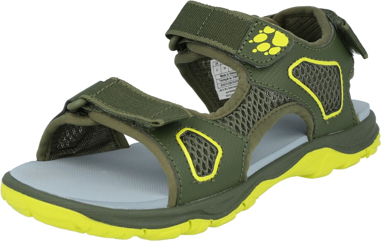 JACK WOLFSKIN Sandalo 'Taraco' Verde