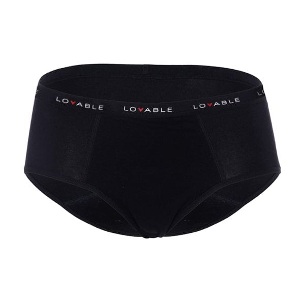 LOVABLE Culotte Da Ciclo Flusso Medio Nero Misura L Period Panties