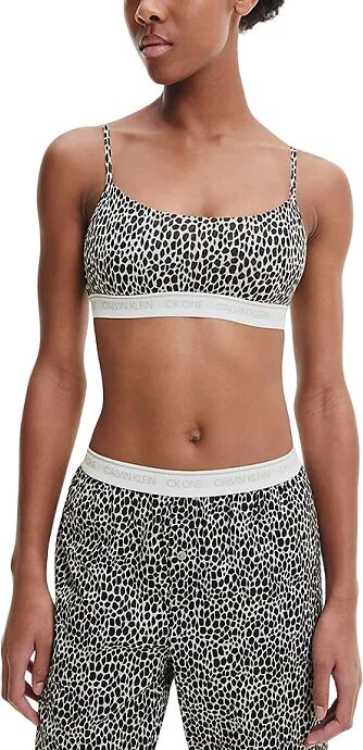 Calvin Reggiseno Donna Art 000qf5727e A-I 22 Colore A Scelta Misura A Scelta MINI GIRAFFE - GREY HEATHER WB