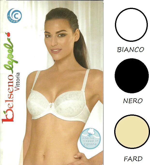 LEPEL Balconcino Donna Art 281 Coppa C Con Feretto Col. E Mis. A Scelta BIANCO 7