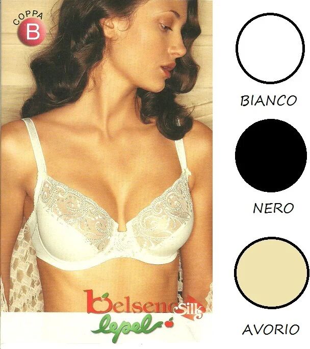 LEPEL Reggiseno Donna Con Ferretto Coppa B Art 831 Col. E Mis. A Scelta BIANCO 3