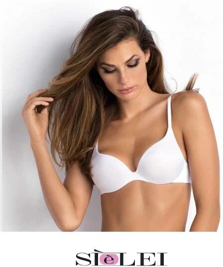 SIèLEI Reggiseno Donna Con Ferretto Art. 1368 Col. Mis. E Coppe A Scelta BIANCO 2 COPPA B