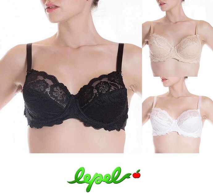 LEPEL Reggiseno Donna In Cotone Art. 251 Col. Mis. E Coppa A Scelta BIANCO 7 COPPA C