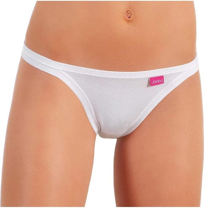 JADEA Tanga Donna Art 507 In Cotone Elasticizzato Colore E Misura A Scelta NERO