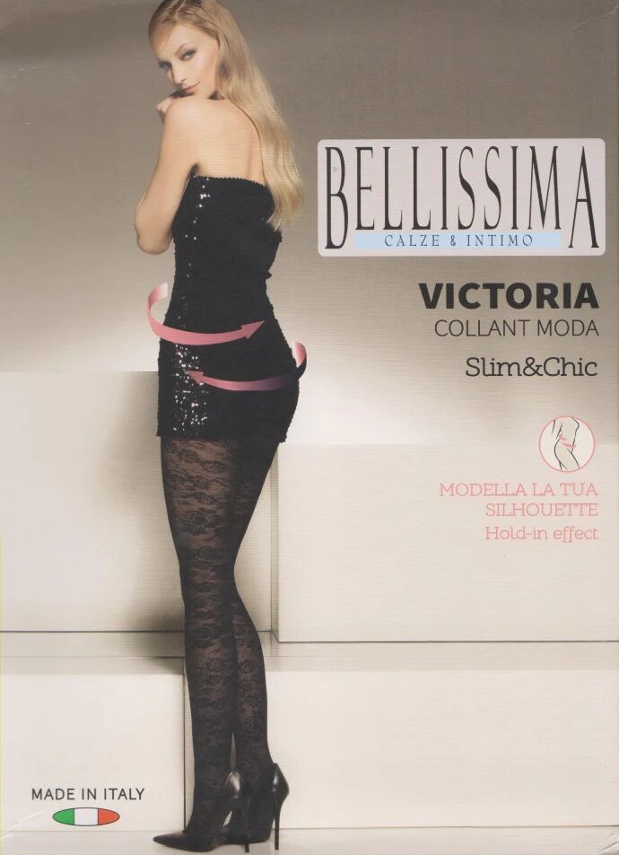 BELLISSIMA Collant Donna Art. Victoria Col. Foto Mis. A Scelta NERO 1/2