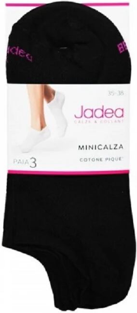 JADEA 6 Fantasmini Donna Art Dmc-Jb742 Colore A Scelta Misura A Scelta NERO