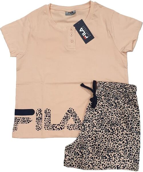 FILA Pigiama Donna Art Fps4052 Colore E Misura A Scelta BIANCO