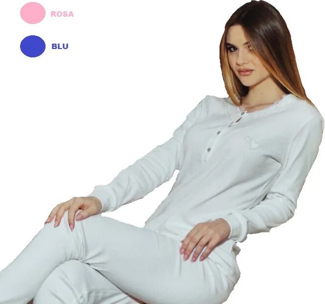 VILFRAM Pigiama Donna Interlock Art 50727 Colore E Misura A Scelta ROSA