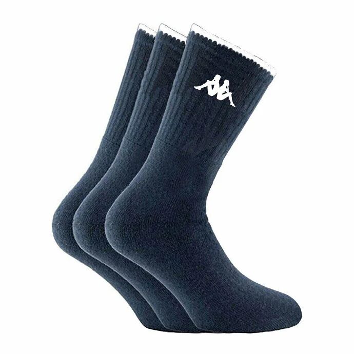 KAPPA 6 Paia Di Calze Corte Unisex Di Spugna Art K540 Colore E Misura A Scelta BLU