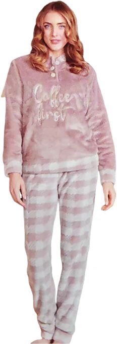 NOTTINGHAM Pigiama Donna Coral Fleece Art Pg35671 Colore E Misura A Scelta AVION