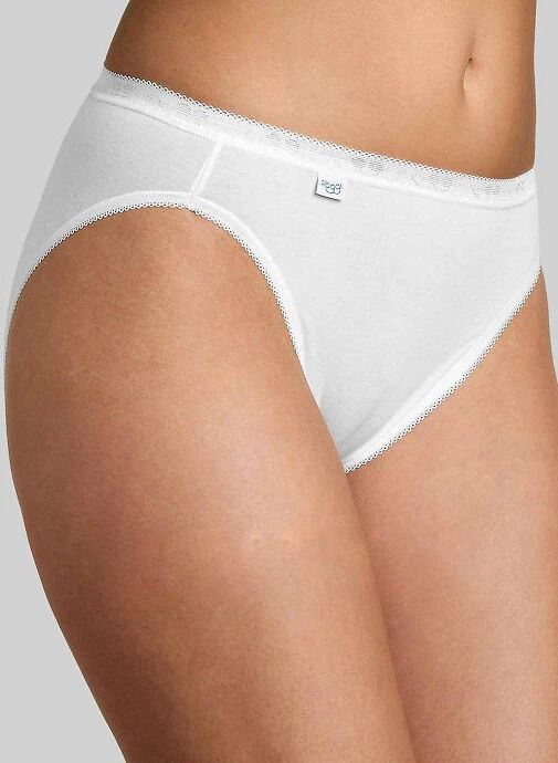 SLOGGI 2 Slip Donna In Cotone Art. Basic Tai Col. E Mis. A Scelta BIANCO 6