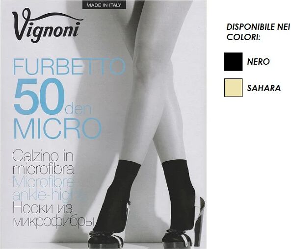 VIGNONI 10 Paia Di Calzini Donna Art. Furbetto 50 Col. A Scelta Tg. Unica SAHARA UNICA