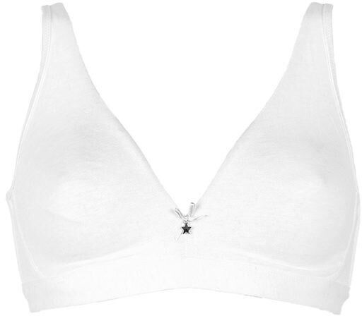 SieLei 1454 Reggisseno a triangolo preformato coppa B Reggiseni donna Bianco taglia 04