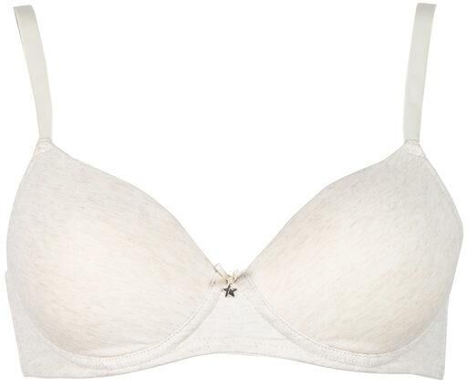 SieLei 1456 Reggiseno imbottito senza ferretto coppa B Reggiseni donna Beige taglia 03