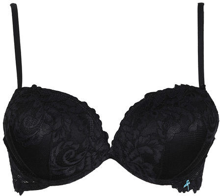 Infiore 5500 Reggiseno super push up in pizzo Reggiseni donna Nero taglia 03