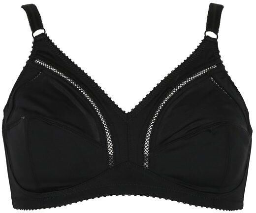 SieLei 971 Reggiseno sfoderato senza ferretto COPPA C Reggiseni donna Nero taglia 03